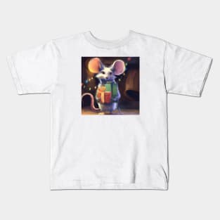 Cute Mouse Drawing Kids T-Shirt